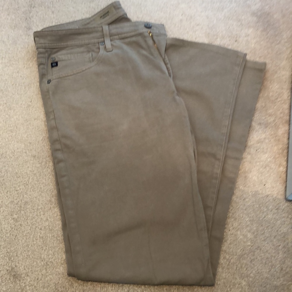 Adriano Goldschmied putty colored pant.  36x34.  Tailored Leg.